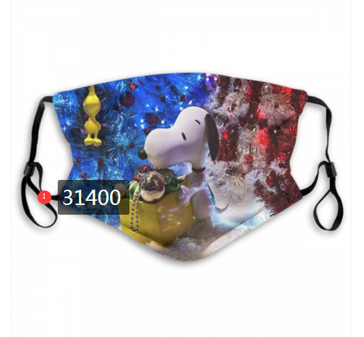 2020 Merry Christmas Dust mask with filter 23